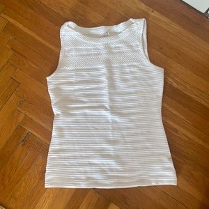 Anthropologie Womens white sleeveless top size XS